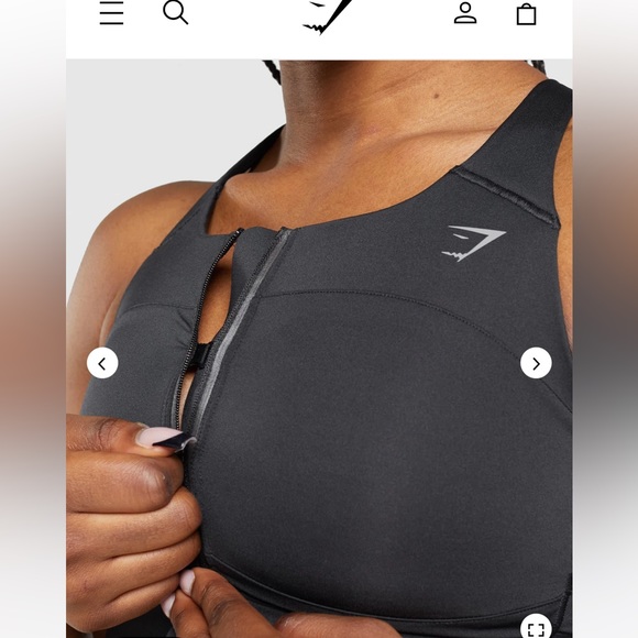 Gymshark Speed Zip Up Sports Bra NEW NO LONGER SOLD - Picture 16 of 16